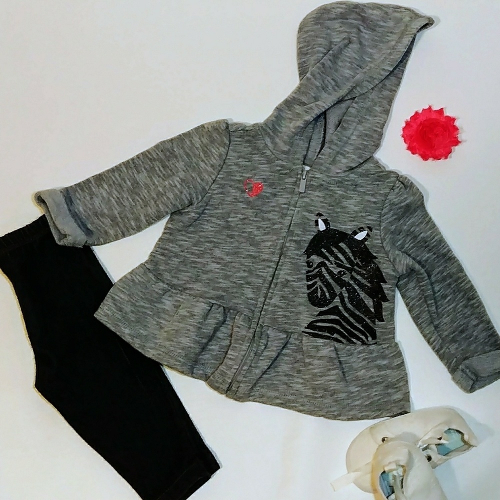 Koala baby jacket AND Carters leggings SET Girls
